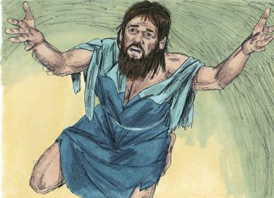 Illustration for Ezra 9:5