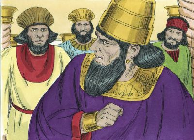 Illustration for Esther 1:12