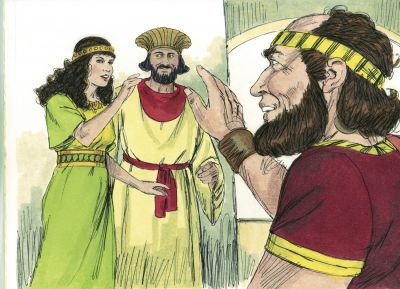 Illustration for Esther 2:8
