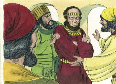 Illustration for Esther 3:3