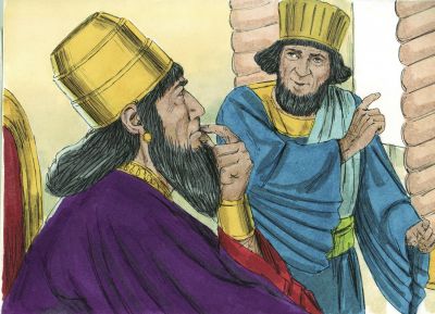 Illustration for Esther 3:8