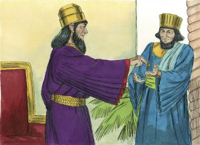 Illustration for Esther 3:10