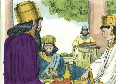 Illustration for Esther 5:6