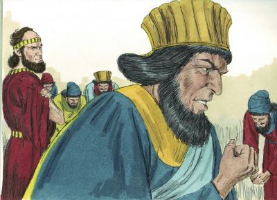 Illustration for Esther 5:9