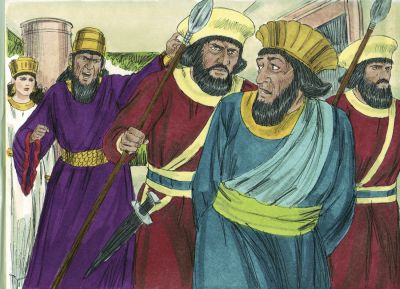 Illustration for Esther 7:9