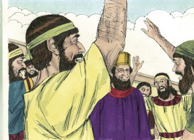Illustration for Esther 8:15