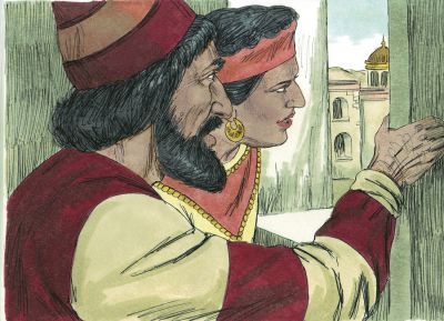 Illustration for Esther 8:17