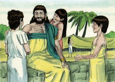Illustration for Job 1:2