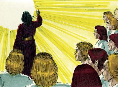 Illustration for Job 1:6