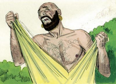 Illustration for Job 1:20