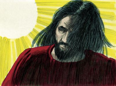 Illustration for Job 2:1