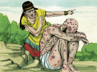 Illustration for Job 1:9