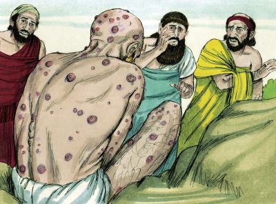 Illustration for Job 2:11