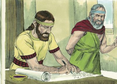 Illustration for Jeremiah 36:4