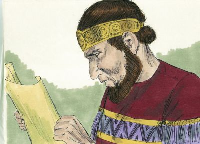 Illustration for Jeremiah 36:21
