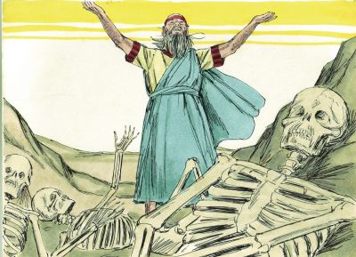 Illustration for Ezekiel 37:7