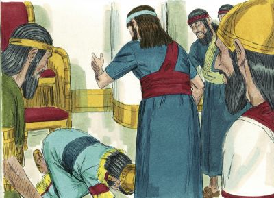 Illustration for Daniel 2:46