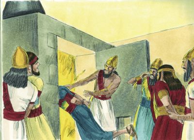 Illustration for Daniel 3:23