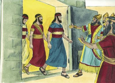 Illustration for Daniel 3:26