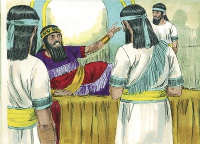 Illustration for Daniel 5:1
