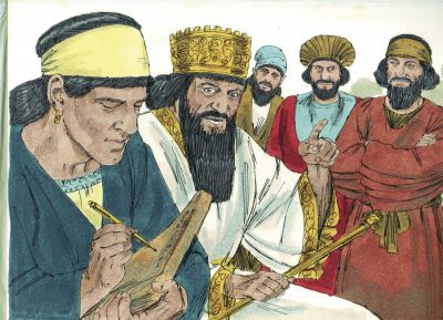 Illustration for Daniel 6:6