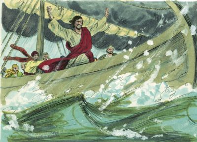 Illustration for Matthew 8:26