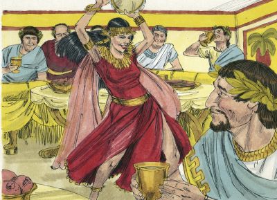 Illustration for Matthew 14:6