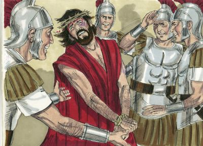 Illustration for Matthew 27:30