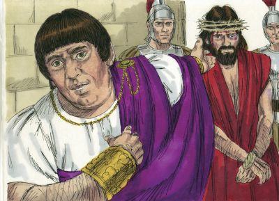 Illustration for Matthew 27:26