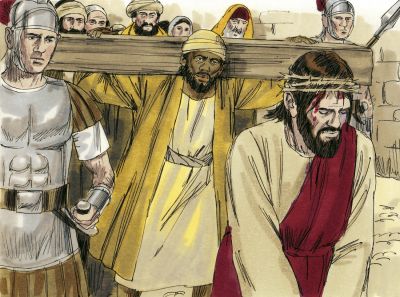 Illustration for Matthew 27:32