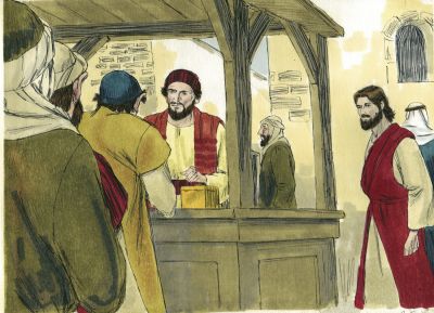 Illustration for Mark 2:14