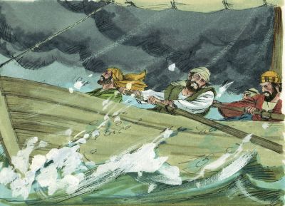 Illustration for Mark 6:48