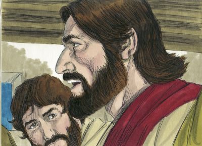 Illustration for Mark 14:18
