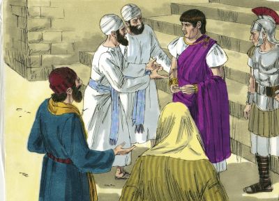 Illustration for Mark 15:1