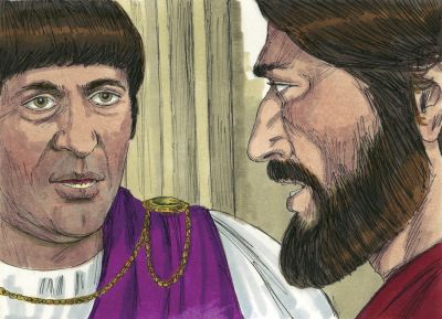 Illustration for Mark 15:2