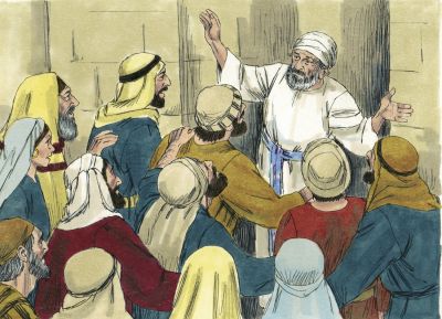 Illustration for Luke 1:22