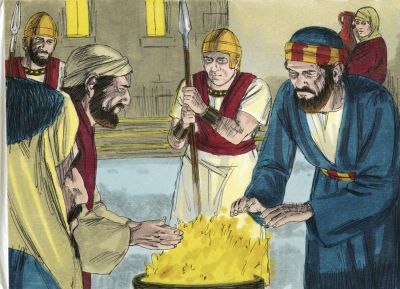 Illustration for John 18:18