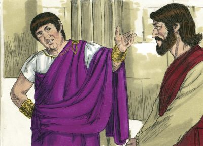 Illustration for John 18:33