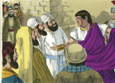 Illustration for John 18:38