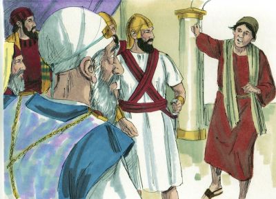 Illustration for Acts 5:25