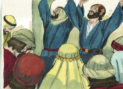 Illustration for Acts 8:15