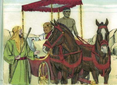 Illustration for Acts 8:29