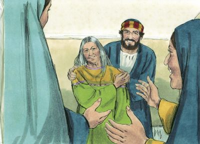 Illustration for Acts 9:41