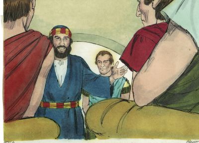 Illustration for Acts 10:25