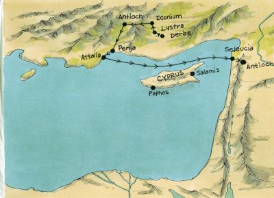 Illustration for Acts 14:20