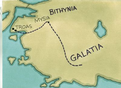 Illustration for Acts 16:7