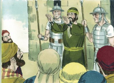 Illustration for Acts 21:40
