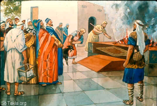 Illustration for Amos 4:4