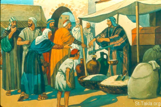 Illustration for Amos 8:5