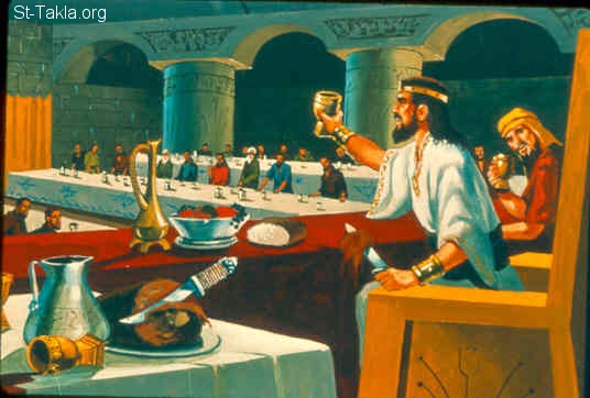 Illustration for Daniel 5:1